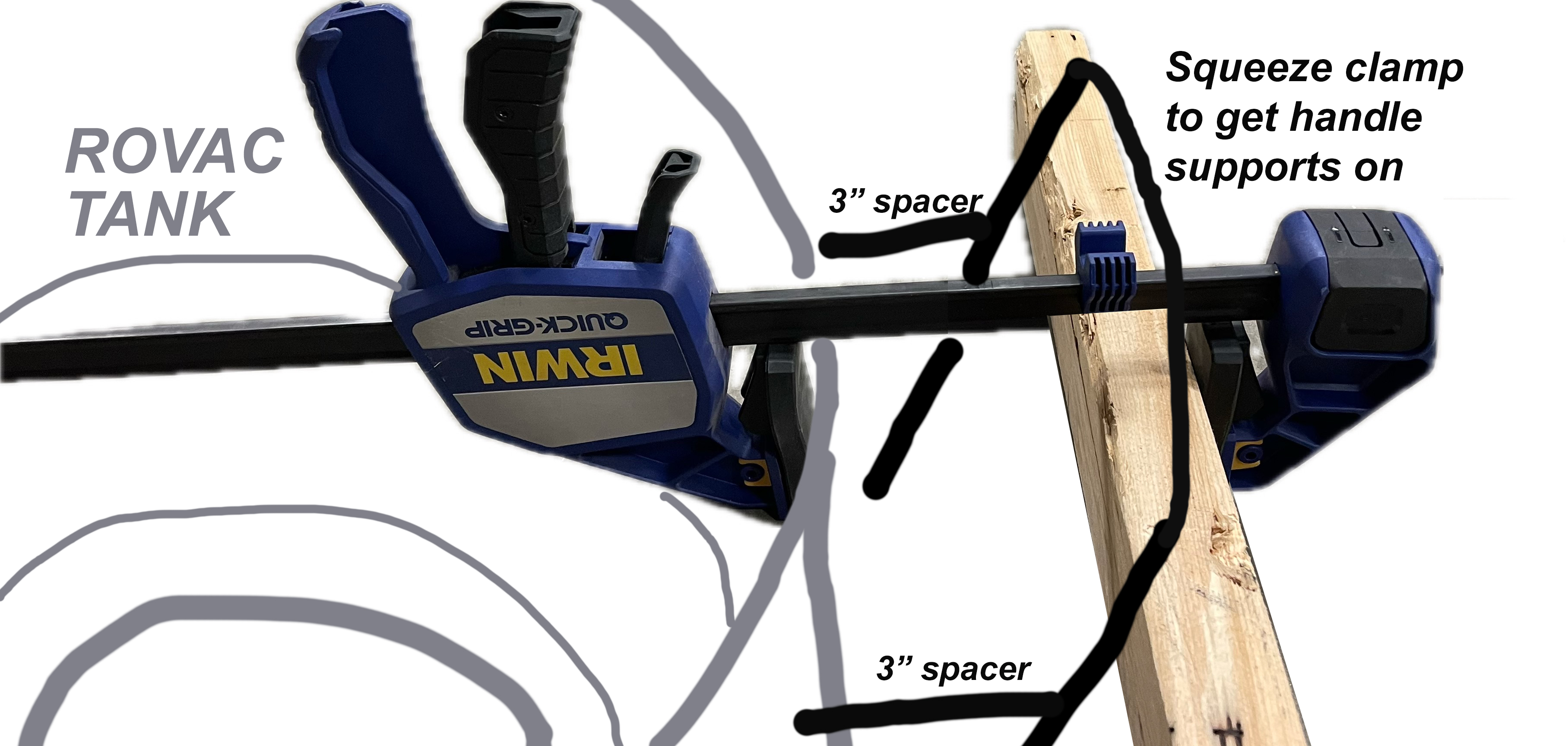 1105-1 3 Motor Fixed trolley base and 15 Gal Fixed Drum